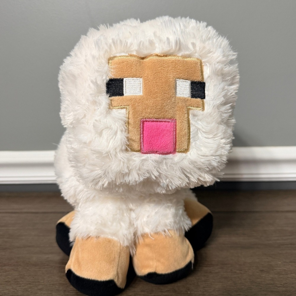 Minecraft Mojang White Sheep Lamb Plush Stuffed Animal‎ 2020